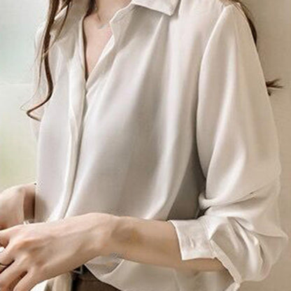 Alice – Long Sleeve Office Blouse