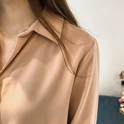 Alice – Long Sleeve Office Blouse