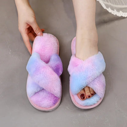 Elara - Cozy Faux Fur Slippers