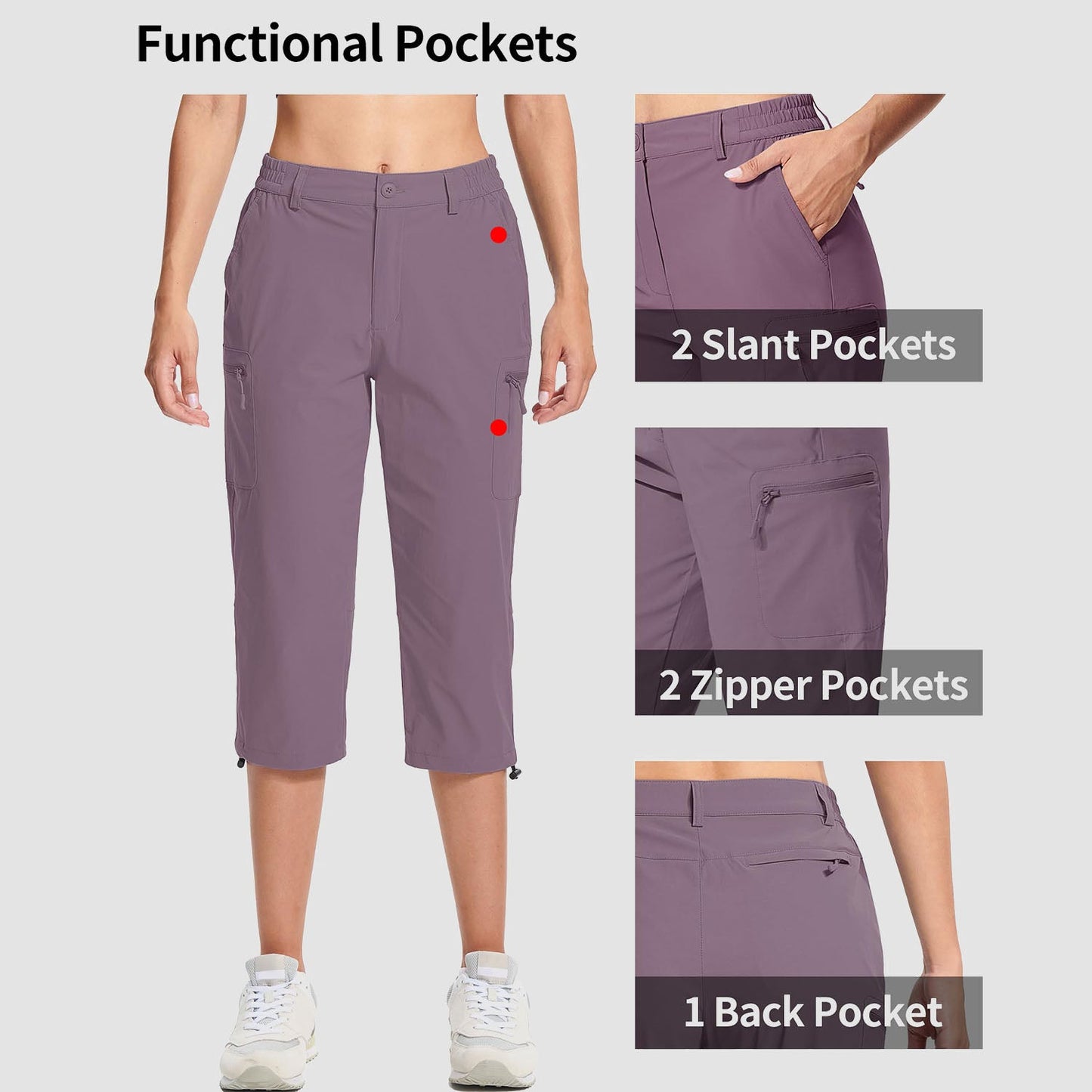 Zoe - Women's Outdoor Capri Pants