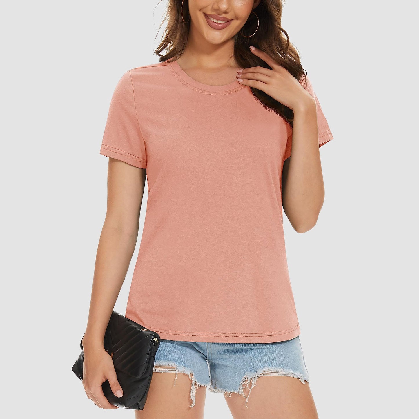 Marigold - Women's Cotton Crewneck T-Shirt