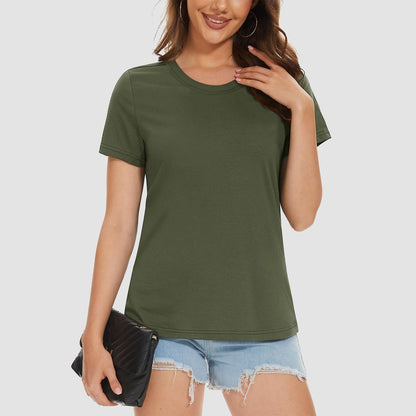 Marigold - Women's Cotton Crewneck T-Shirt