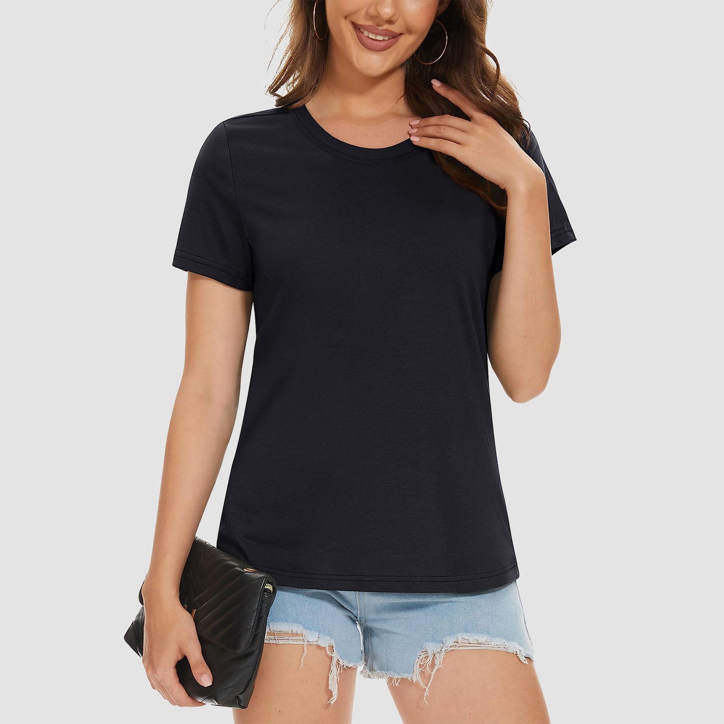 Marigold - Women's Cotton Crewneck T-Shirt