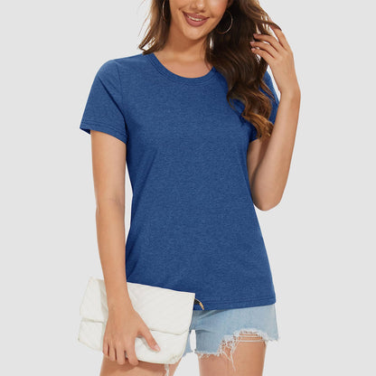 Marigold - Women's Cotton Crewneck T-Shirt