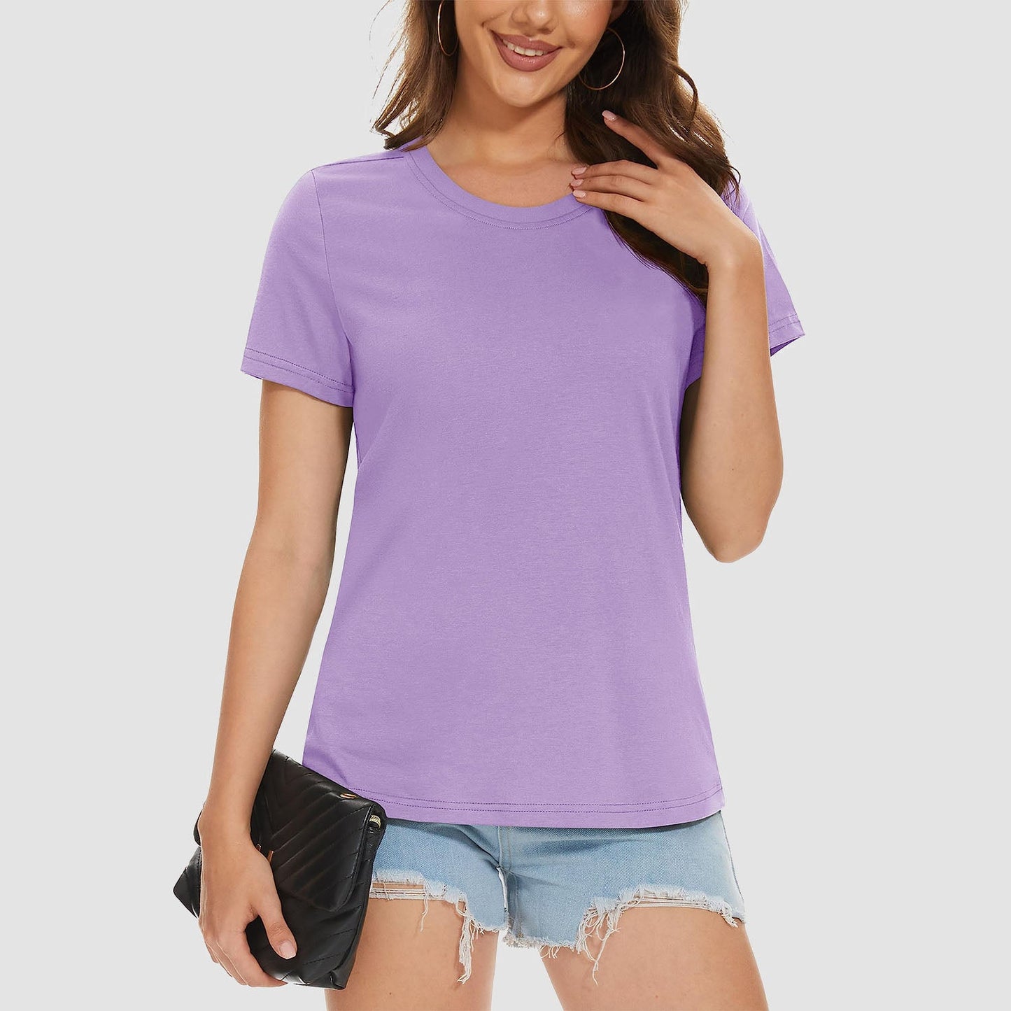 Marigold - Women's Cotton Crewneck T-Shirt