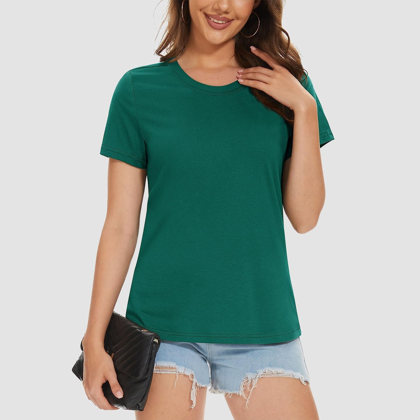 Marigold - Women's Cotton Crewneck T-Shirt