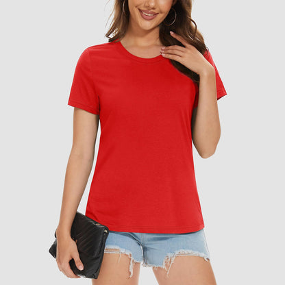 Marigold - Women's Cotton Crewneck T-Shirt