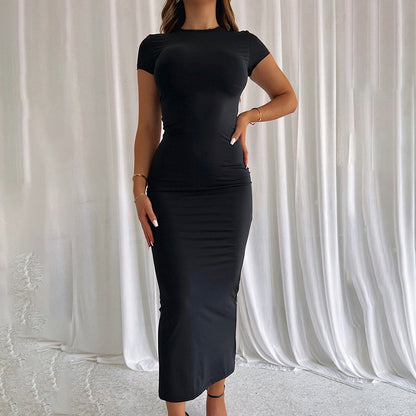 Bianca - Trendy Knit Bodycon Midi Dress for Women