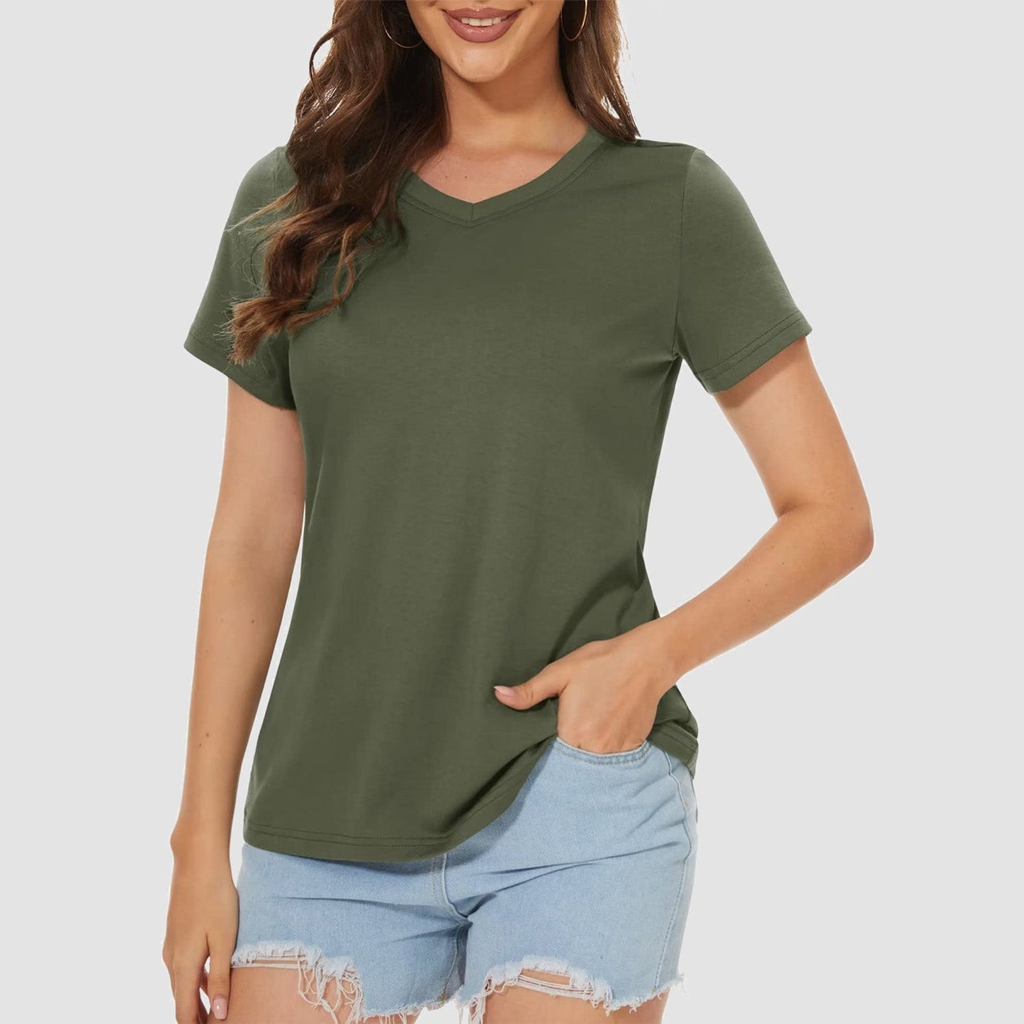 Liora - Women's V-Neck T-Shirt