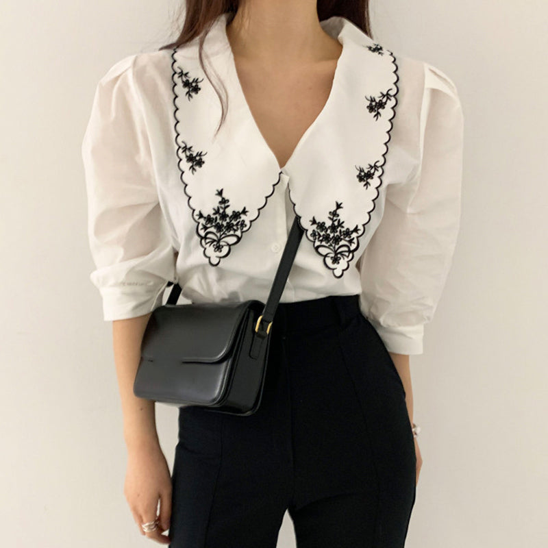 Laura – Embroidery Lace Blouse