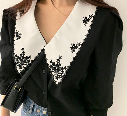 Laura – Embroidery Lace Blouse