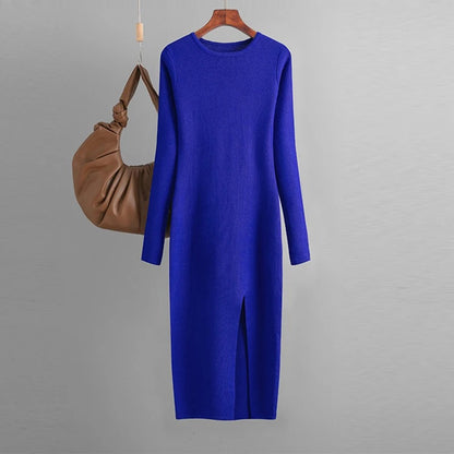 Verity - Cozy Knit Sweater Dress for Women