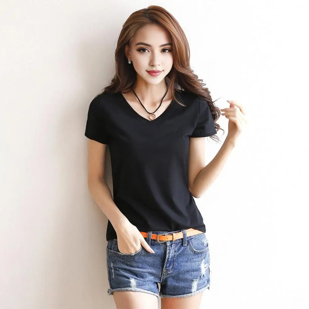 Felicity - Stylish Slim Fit V-Neck Pullover for Women