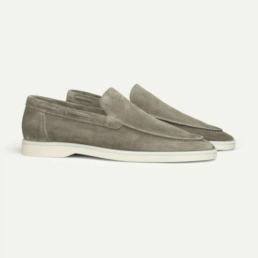 Denis – Matte Vegan Suede Slip-on Loafers