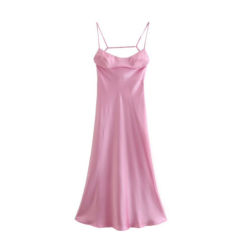 Chelsea – Elegant Satin Slip Summer Dress