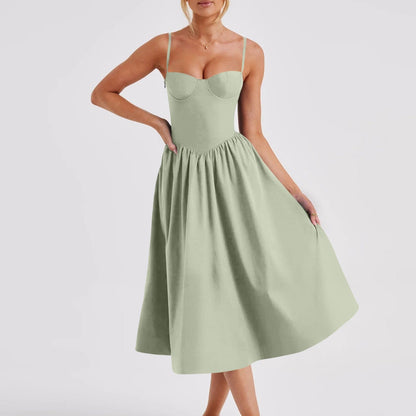 Joanne – French Retro Long Dress Court Style