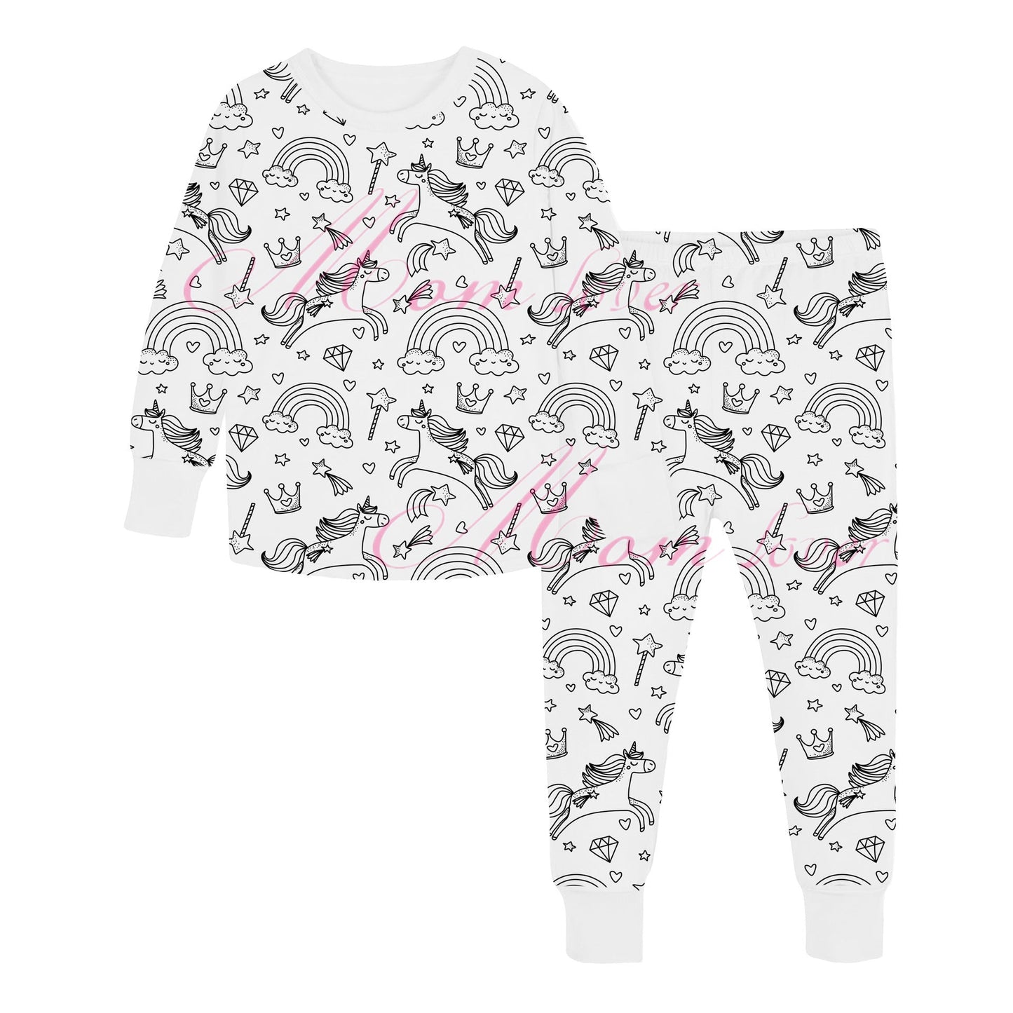 Rachel – Children's DIY Hand-painted Graffiti Pajamas Suit