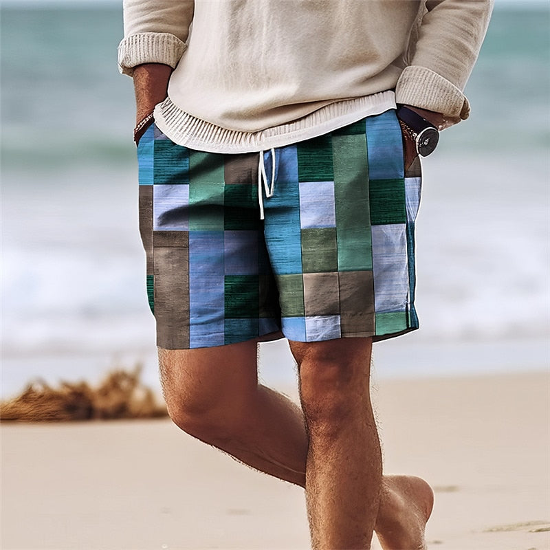 Ryan - Men's Colorful Printed Shorts