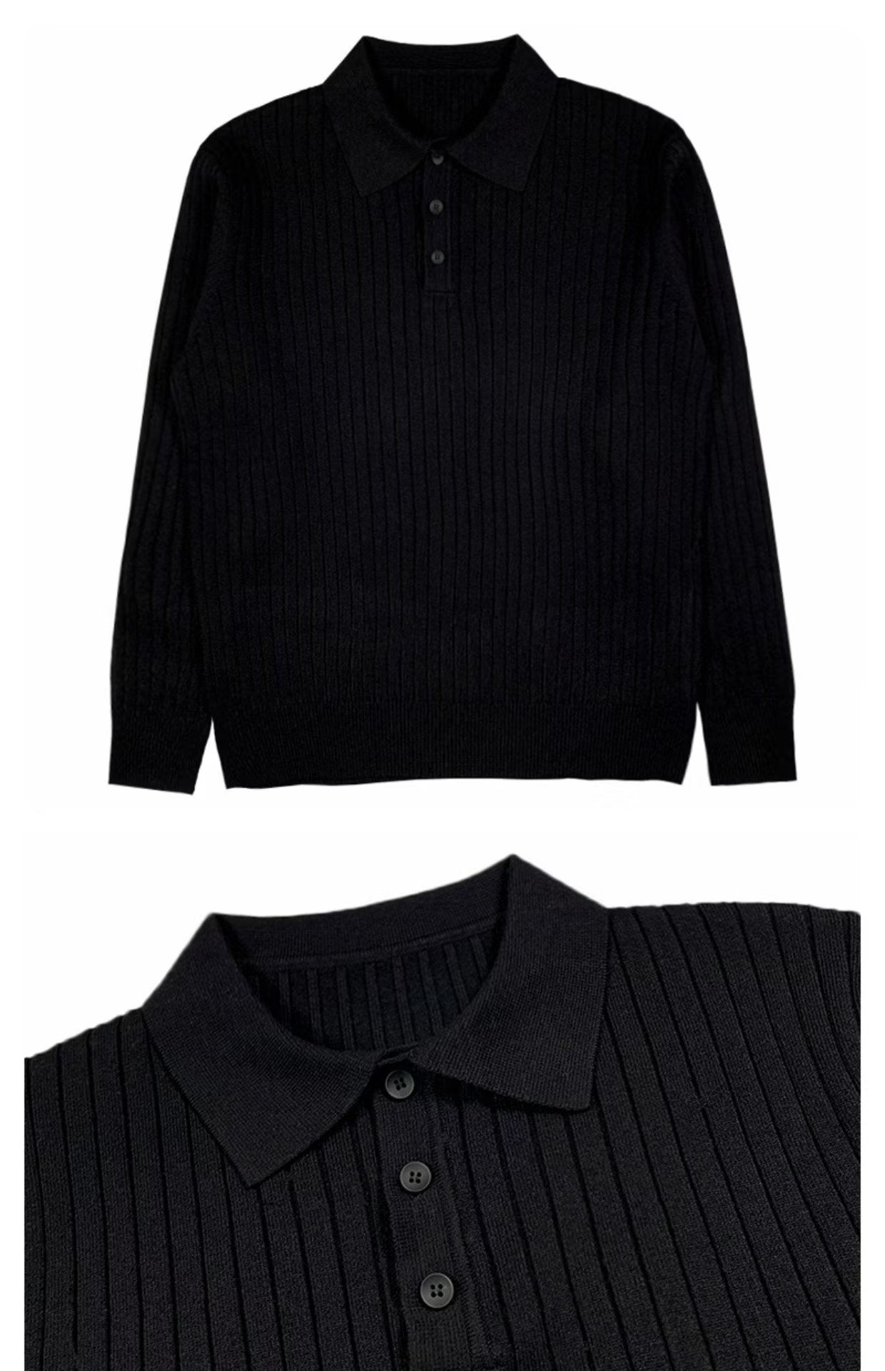 Alistair - Autumn Polo Sweater