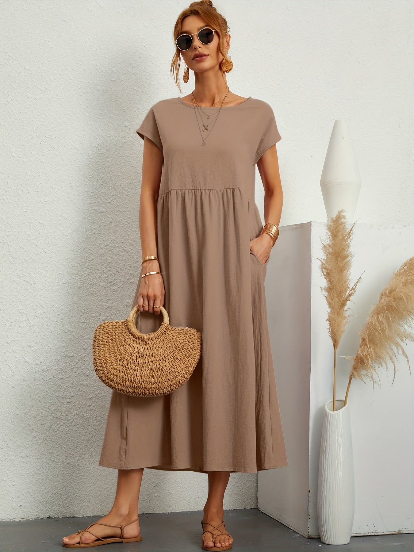 Mira – Casual Summer Dress with Loose Pockets