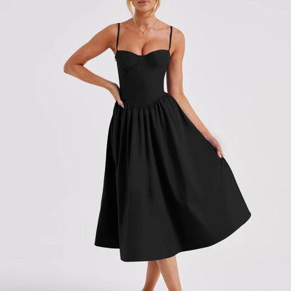 Joanne – French Retro Long Dress Court Style