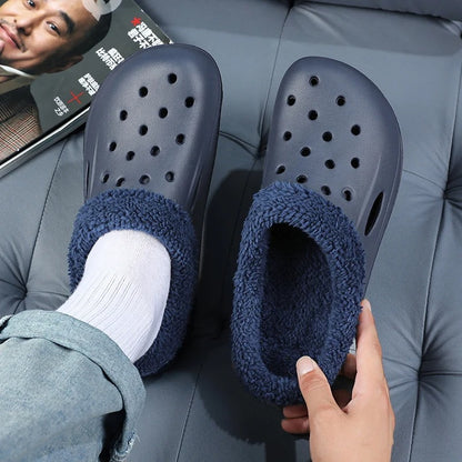 Alistair - Cozy Winter Plush Slippers for Men