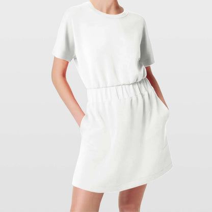 Kerensa - Relaxed Casual T-Shirt Dress for Women