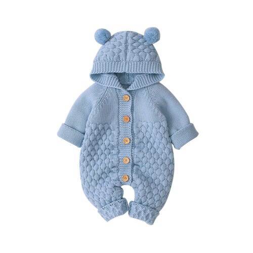 Astrid - Cozy Knit Jumpsuit for Newborns