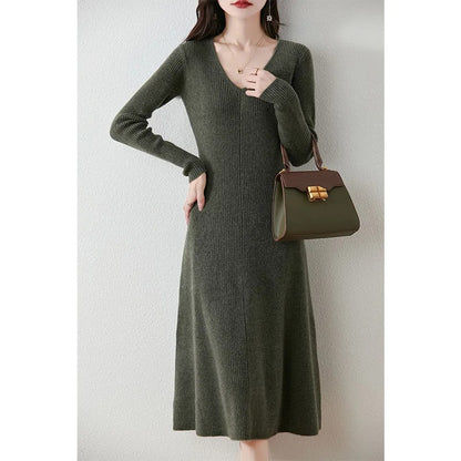 Adelaide - Elegant Knit Pullover Dress for Women