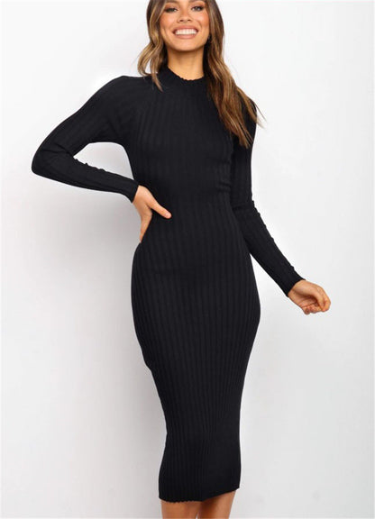 Chelsea – Women's Backless Bow Sweater Dress