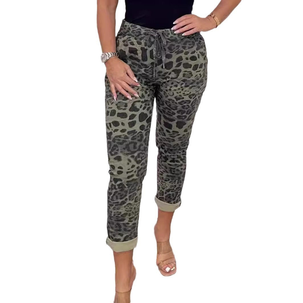 Karen – Casual Loose Camouflage Print Pants