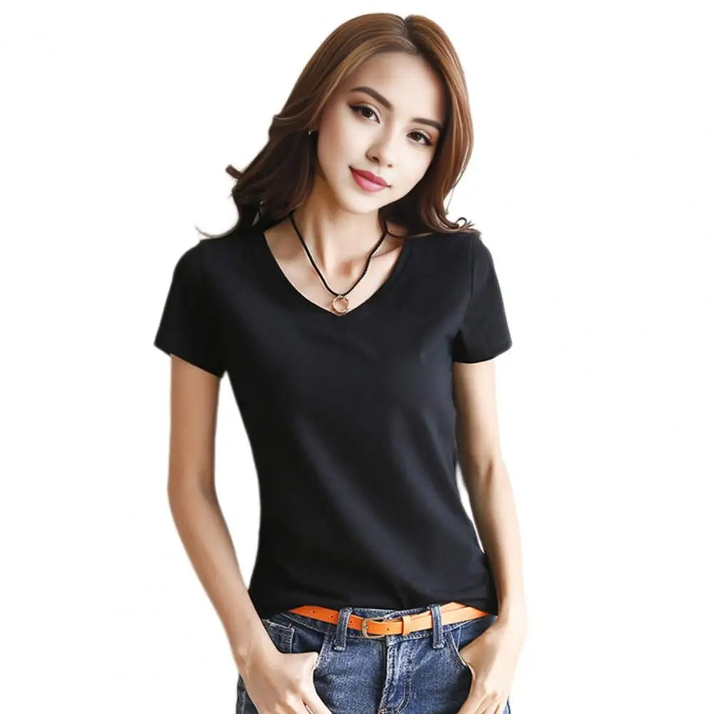 Felicity - Stylish Slim Fit V-Neck Pullover for Women