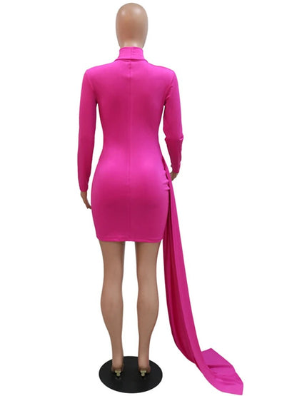 Zinnia - Elegant Embroidered Bodycon Mini Dress for Women