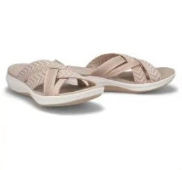 Charlotte – Summer Wedge Flying Woven Cross Sandals