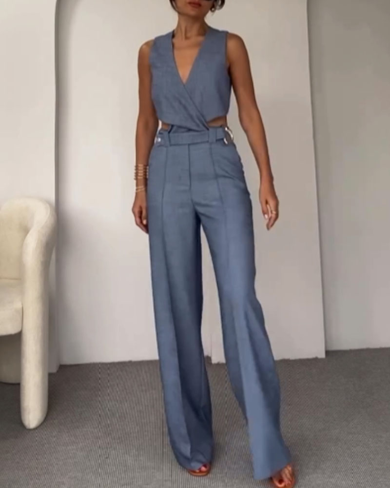 Birgit - Crop top and long pants