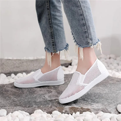 Adeline - Breathable White Summer Shoes for Women