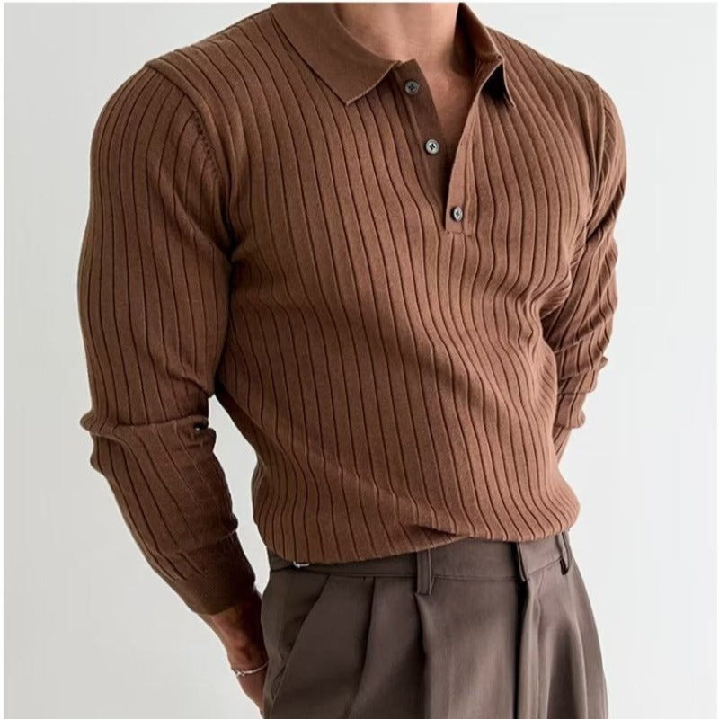 Alistair - Autumn Polo Sweater