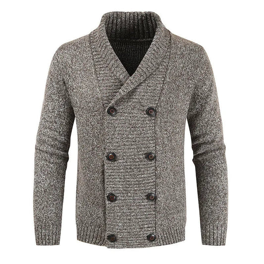 Mathis - Double-Breasted Men's Cardigan