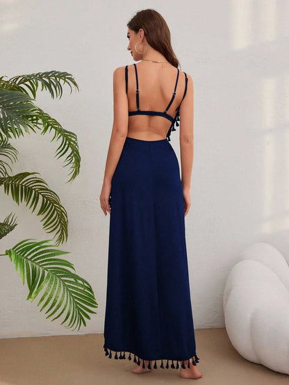 Unice - Stylish Backless Maxi Dress for Women