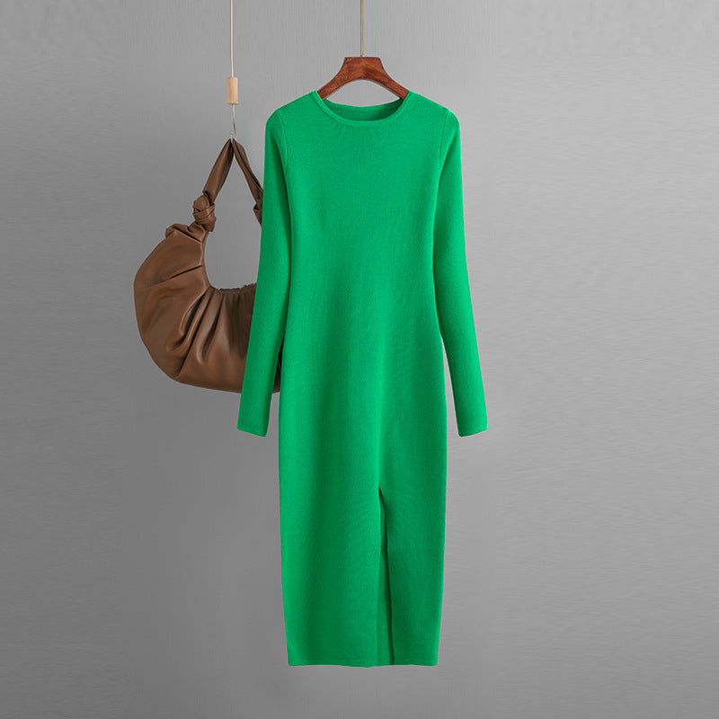 Verity - Cozy Knit Sweater Dress for Women