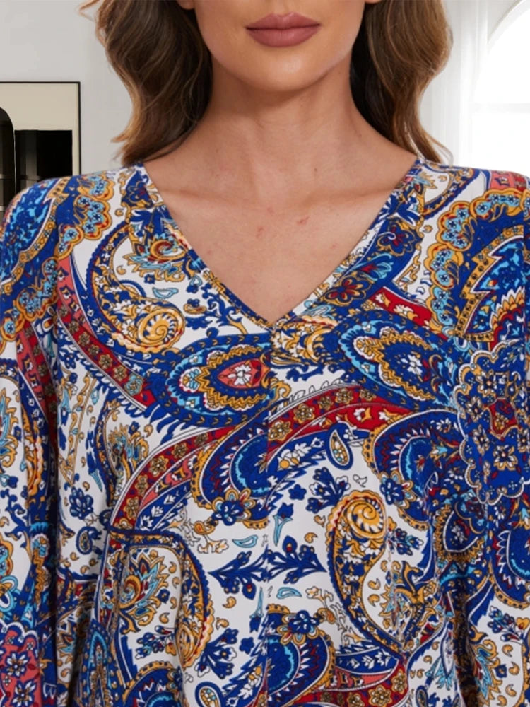 Amara - Stylish Chiffon Floral Blouse for Women