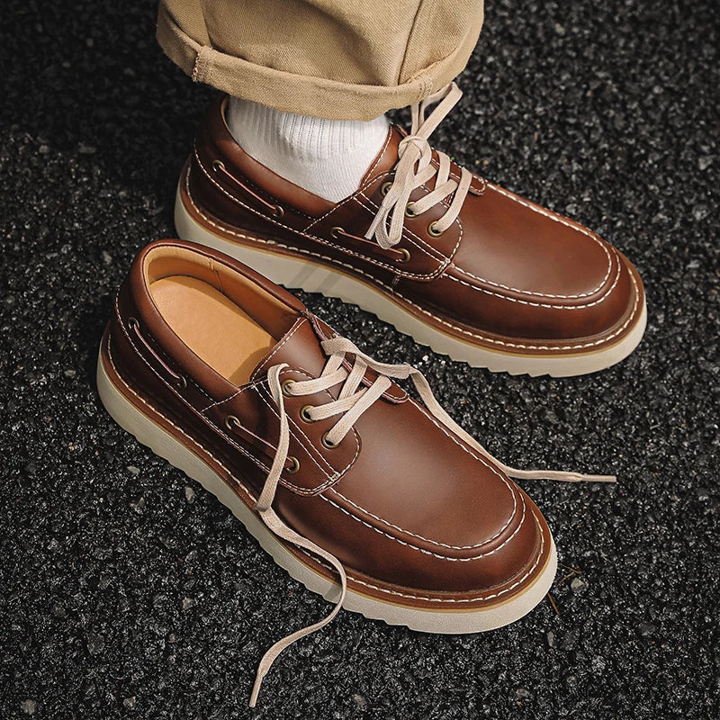 Valentin - Classic Men's Boat Shoes