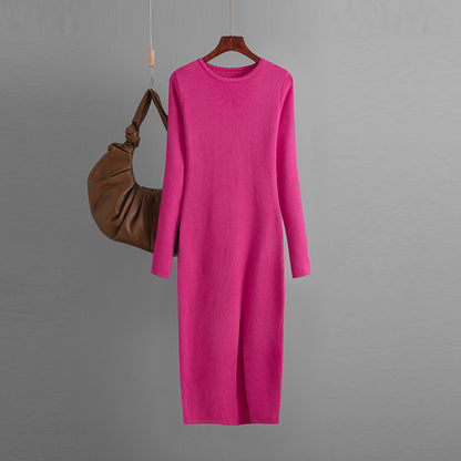 Verity - Cozy Knit Sweater Dress for Women