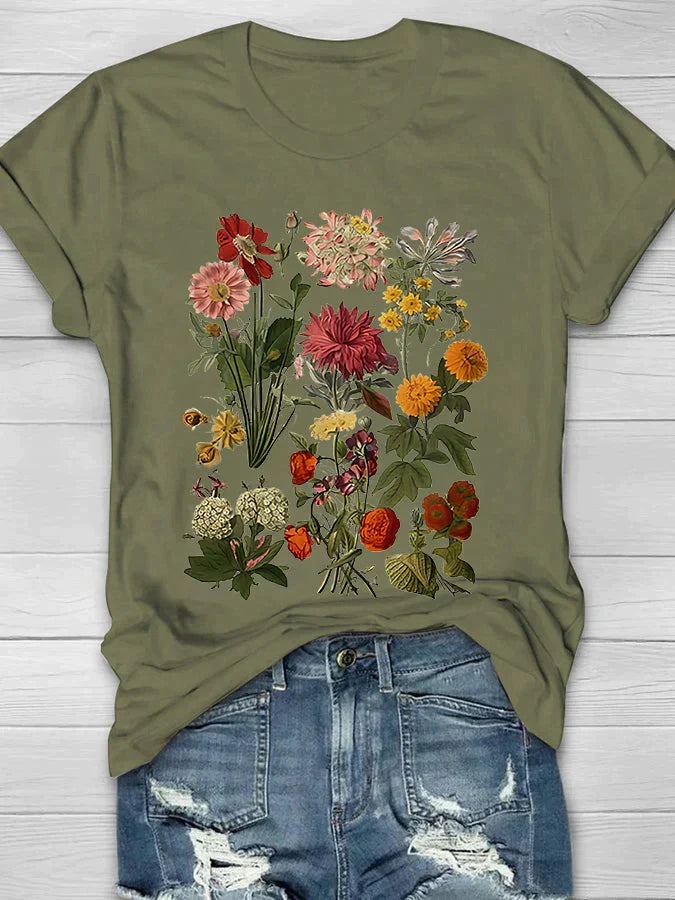 Celine - Floral T-Shirt