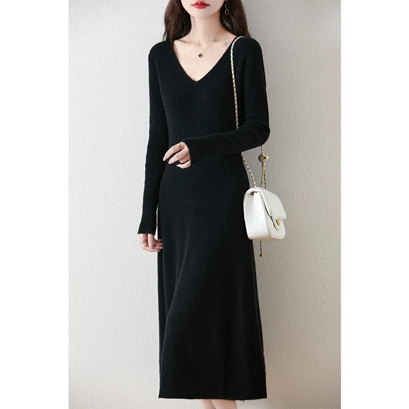 Adelaide - Elegant Knit Pullover Dress for Women