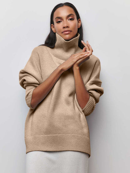 Marie – Women's Solid Color Pullover Sweater