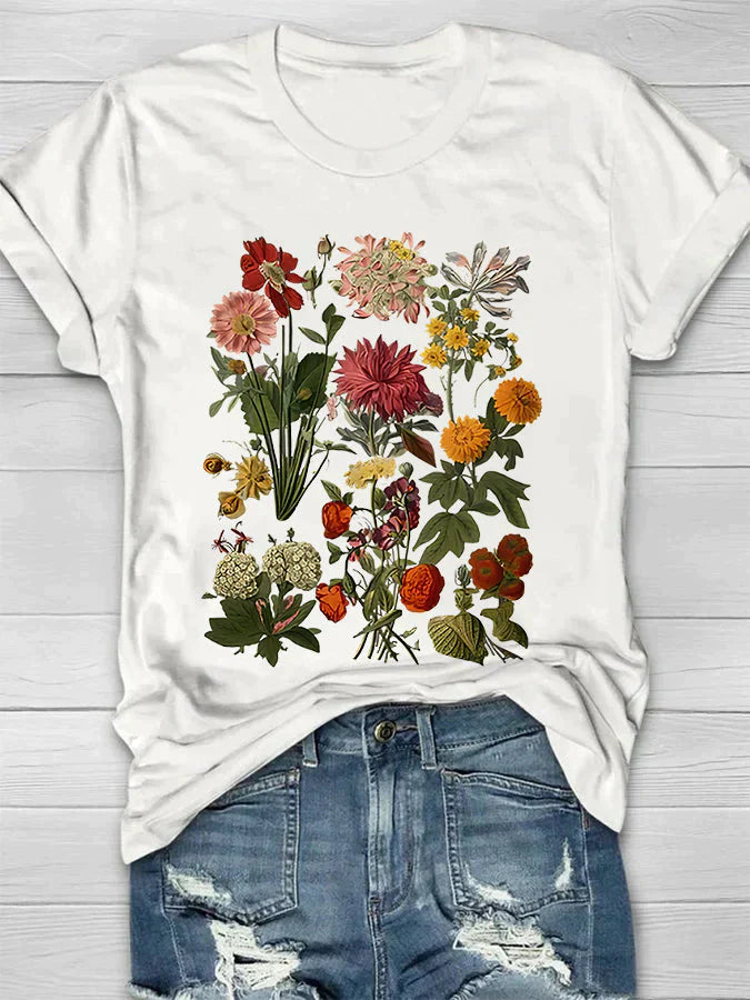 Celine - Floral T-Shirt