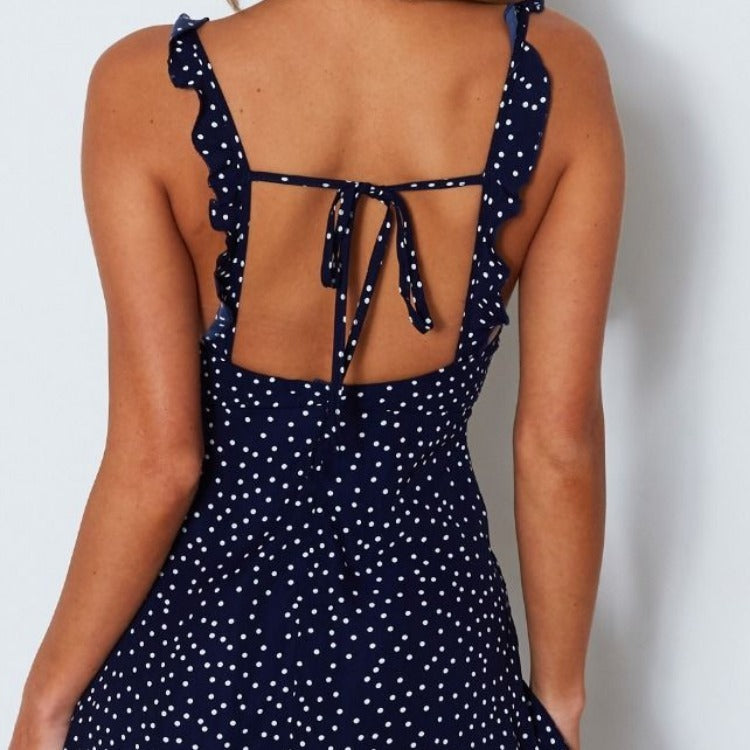 Joy – Women's Polka-dot Strappy Sundress