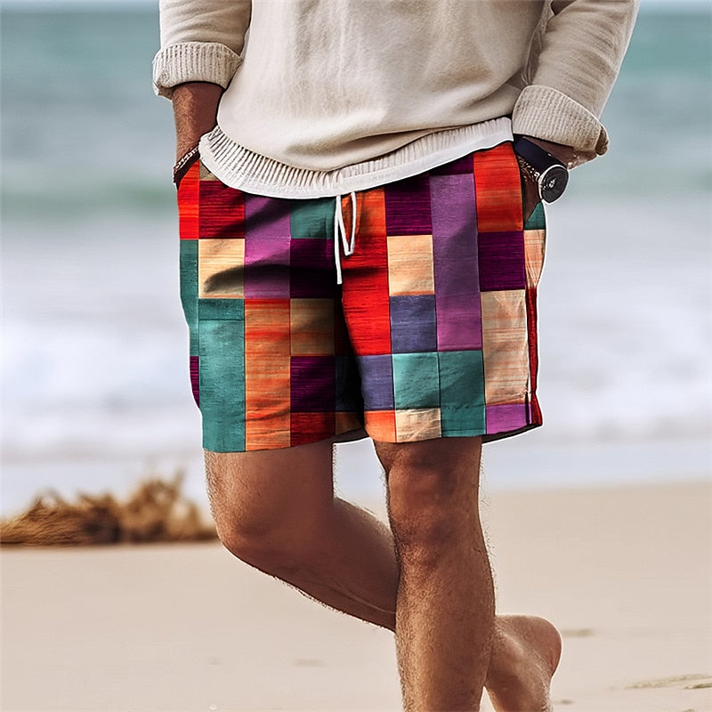 Ryan - Men's Colorful Printed Shorts