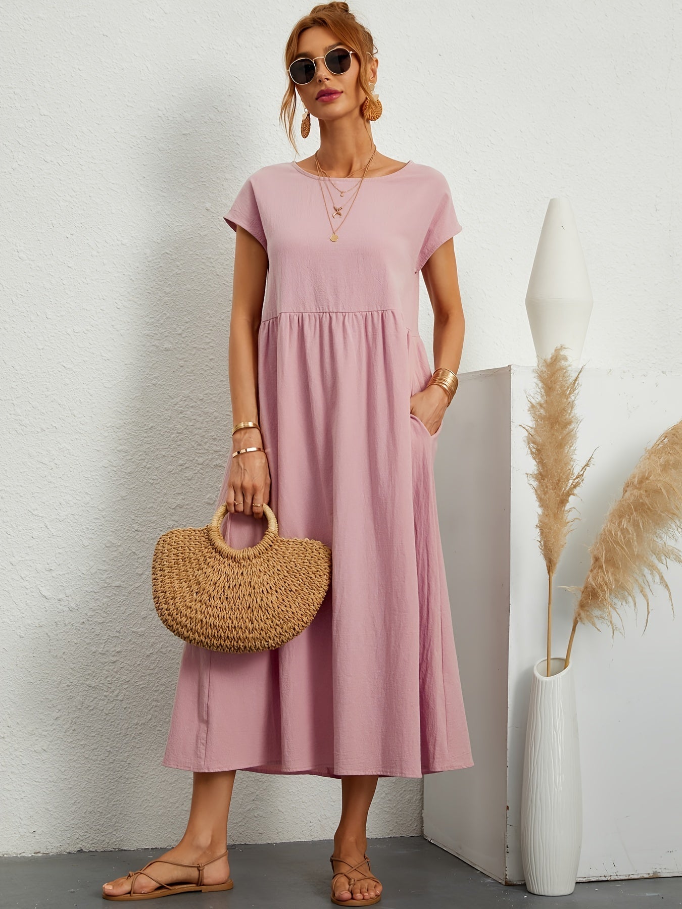 Mira – Casual Summer Dress with Loose Pockets